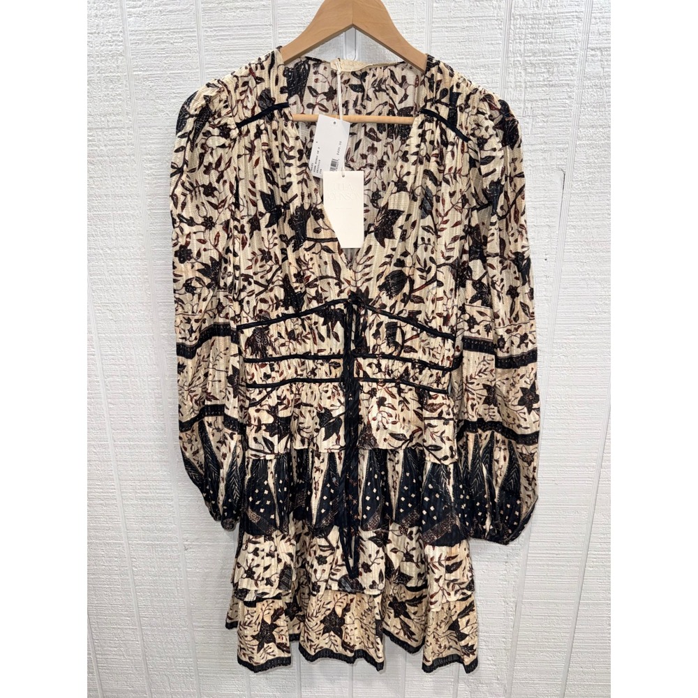 Ulla Johnson Nina Birds of Paradise Dress Women Multi Floral Mini 6
